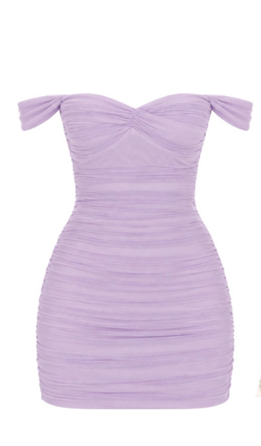 Fairy Sheath Purple Short Homecoming Dress Chiffon Birthday Dress DP07431