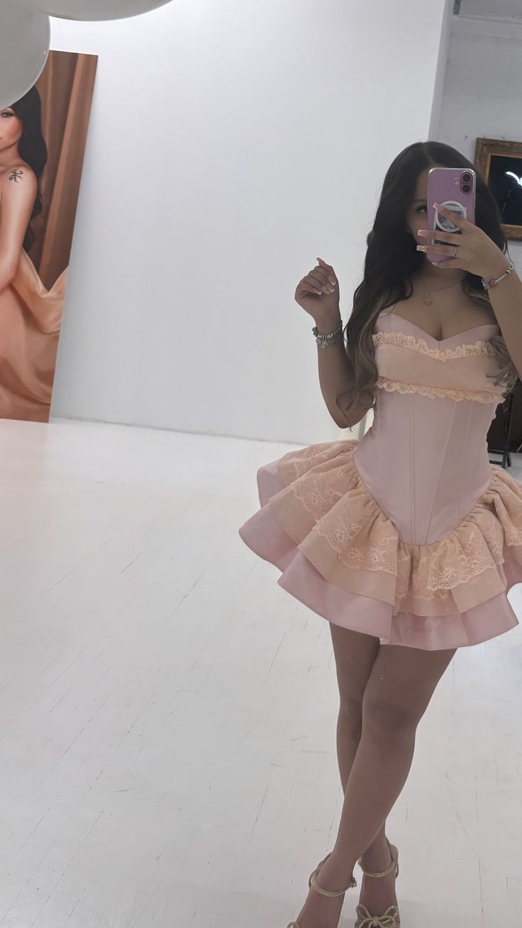 Cute A Line Sweetheart Pink Satin Short Summer 20th Birthday Dress Hoco Dress Birthday Outfit 18th Birthday Mini Party Dresses DP1127