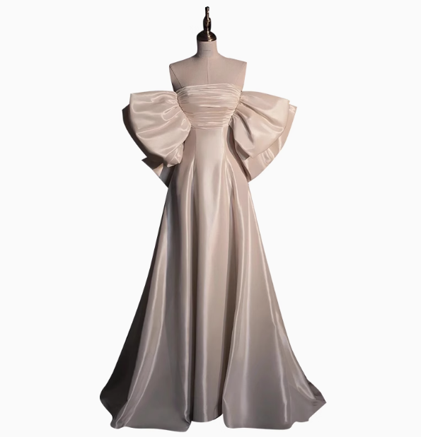 Romantisches Brautkleid Ballkleid Off The Shoulder Brautkleider Minimalistische Brautkleider DP1655