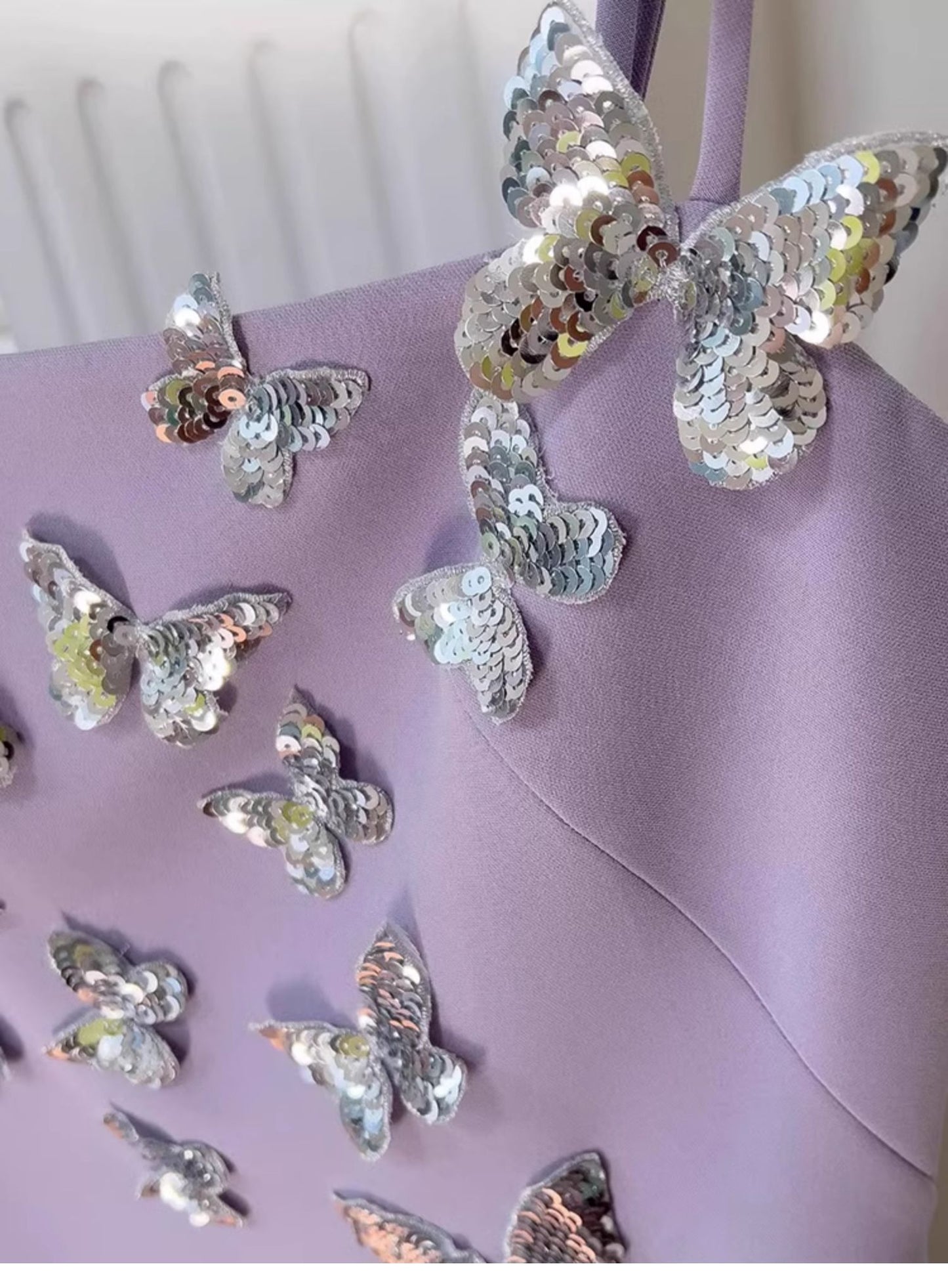 Cute A line Short Homecoming Dress Summer Sequin Butterfly Hoco Dresses Cocktail Dress For Senior Teens DP1778