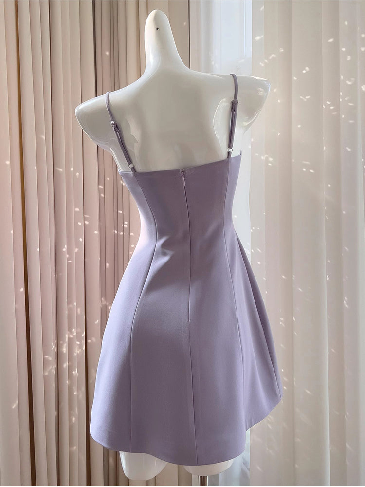 Cute A line Short Homecoming Dress Summer Sequin Butterfly Hoco Dresses Cocktail Dress For Senior Teens DP1778