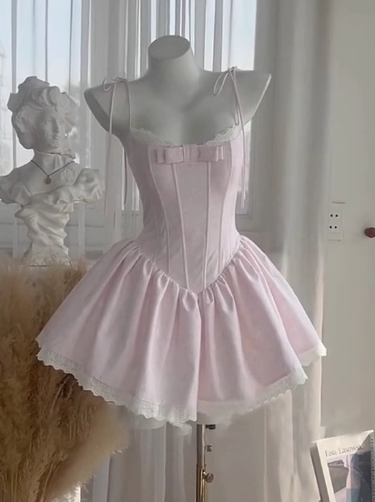 Cute A line Spaghetti Straps Short Pink Homecoming Dress Summer Hoco Dresses Cocktail Dress For Senior Teens DP1781