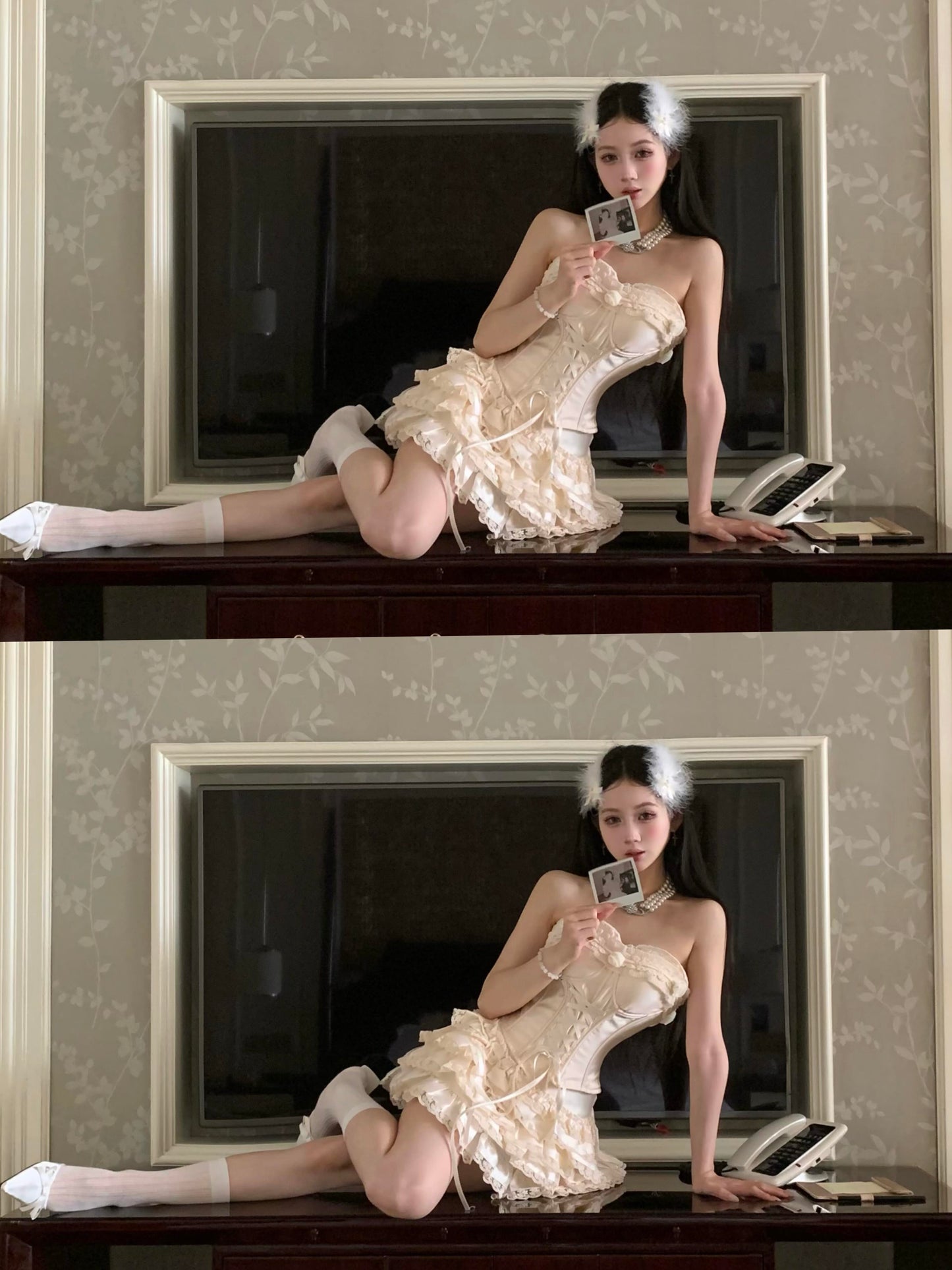 Cute Ball Gown Short Ruffles Homecoming Dress Summer Hoco Dresses Cocktail Dress For Senior Teens DP1782