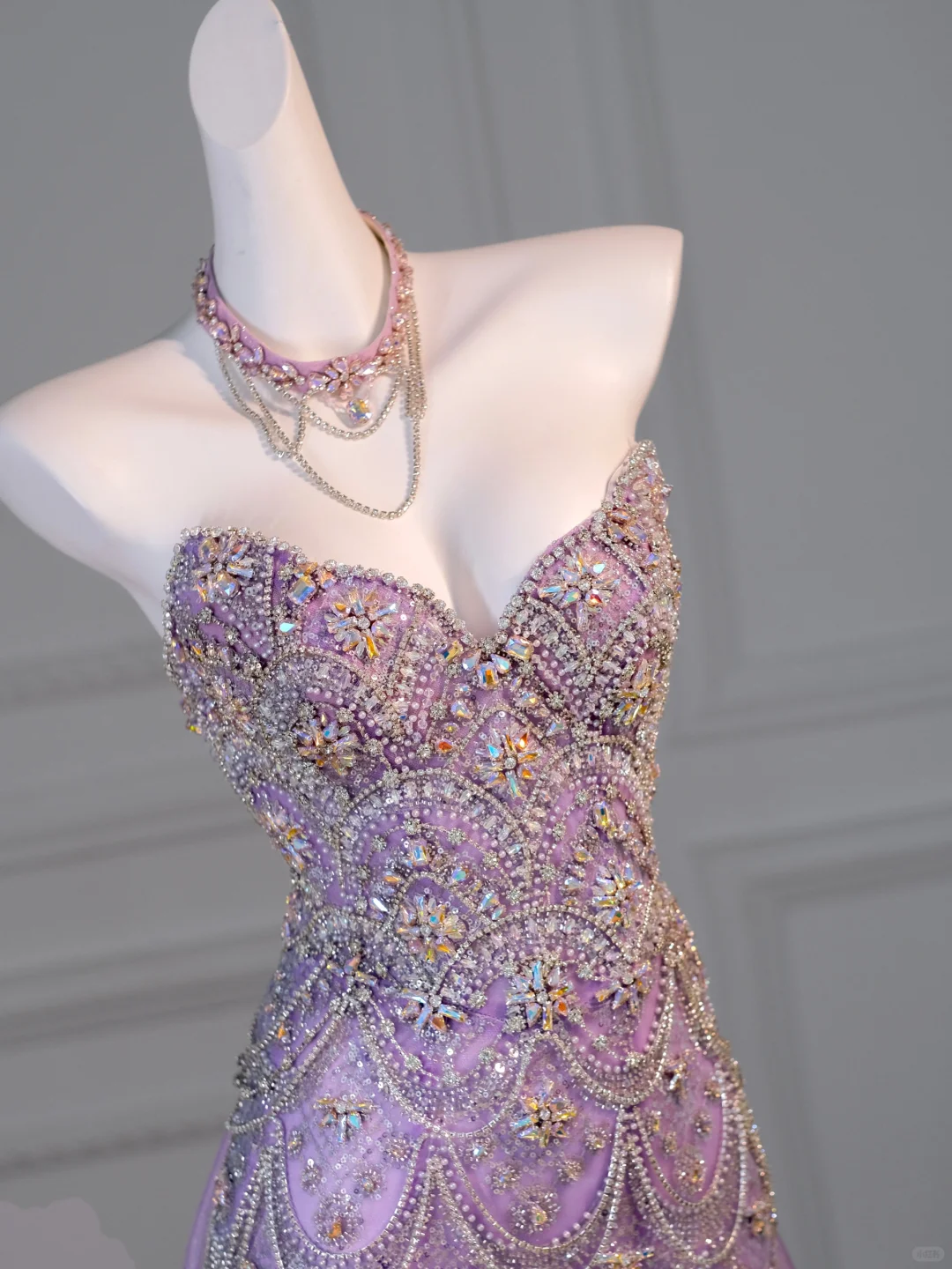 Gorgeous Mermaid Sweetheart Lilac Slit Sequin Long Prom Dress Party Dress Graduation Dresses With Cape DP1984
