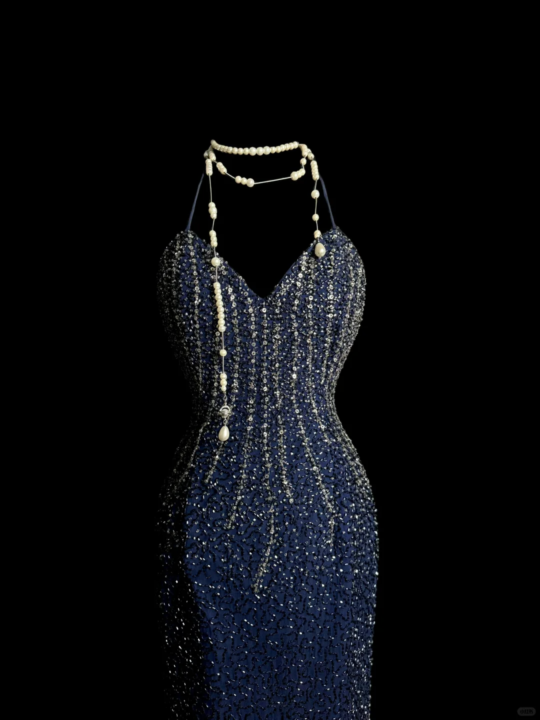 Hübsches Meerjungfrau-Neckholder-Kleid mit Pailletten, rückenfrei, marineblau, langes Abendkleid, formelle Sommerkleider für Hochzeitsgäste, Outfits für Hochzeitsgäste, DP2068