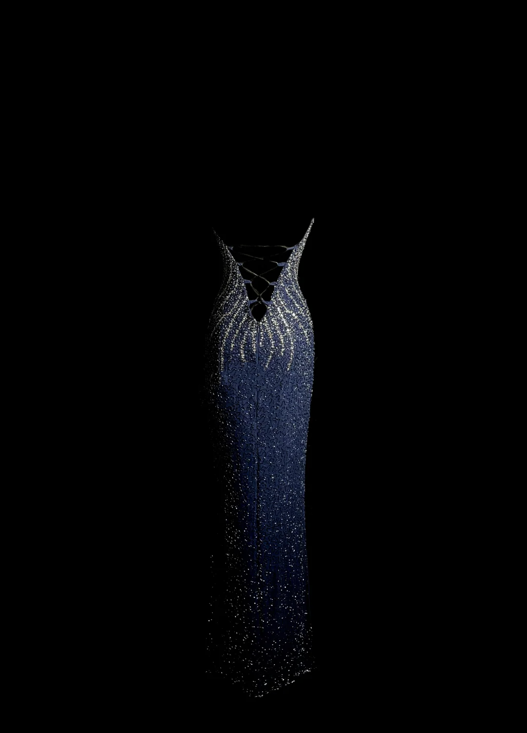 Hübsches Meerjungfrau-Neckholder-Kleid mit Pailletten, rückenfrei, marineblau, langes Abendkleid, formelle Sommerkleider für Hochzeitsgäste, Outfits für Hochzeitsgäste, DP2068