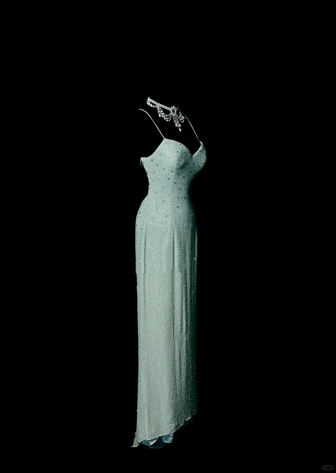 Vintage Mermaid Spaghetti Straps Backless Sequin Mint Green Long Prom Dress Party Dress Graduation Dresses DP2080