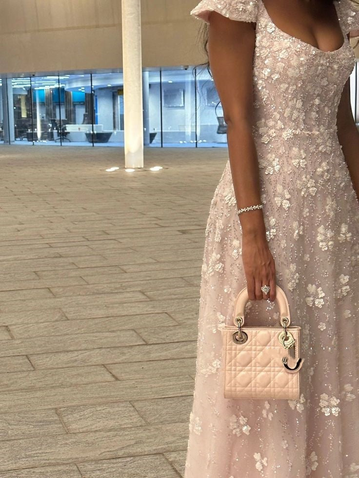 Klassisches A-Linien-Abendkleid mit quadratischem Ausschnitt und langem rosafarbenem Abschlussballkleid, formelles Sommerkleid für Hochzeitsgäste, Outfit für Hochzeitsgäste, DP2237