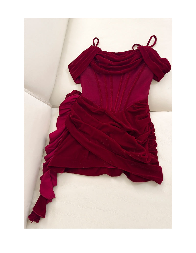Sexy Sheath Spaghetti Straps Burgundy Short Homecoming Dresses Summer Hoco Dresses Cocktail Dress Birthday Outfits DP2294