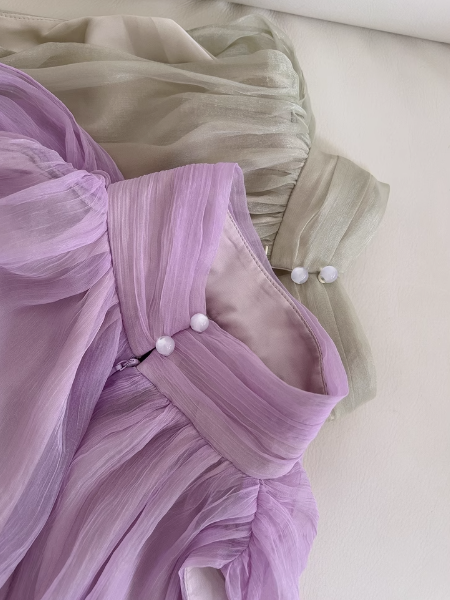 Elegant A line High Neck Chiffon Prom Dresses Formal Summer Wedding Guest Dresses Wedding Guest Outfit DP2303