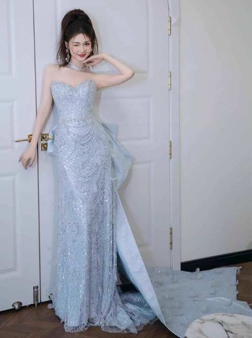 Robe de bal courte à bretelles spaghetti, gris argenté, robe de soirée courte, robe de bal Hoco DH2684
