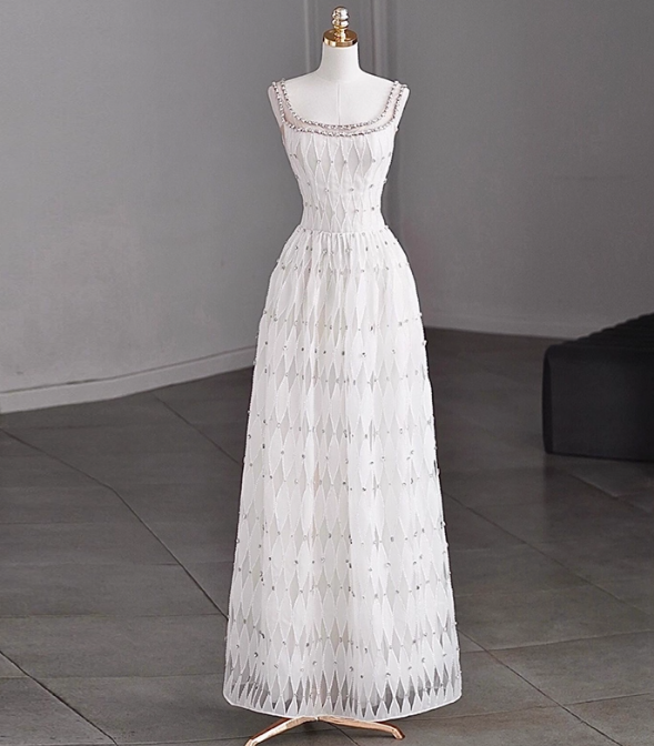 Robe de bal courte à bretelles spaghetti, gris argenté, robe de soirée courte, robe de bal Hoco DH2684