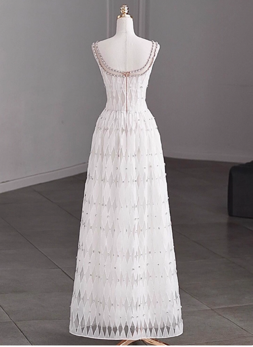 Robe de bal courte à bretelles spaghetti, gris argenté, robe de soirée courte, robe de bal Hoco DH2684