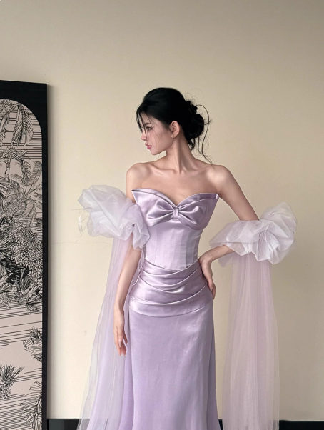 Robe de bal courte à bretelles spaghetti, gris argenté, robe de soirée courte, robe de bal Hoco DH2684