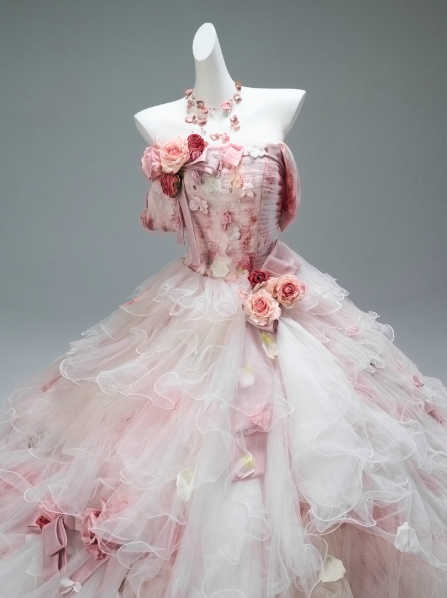 Stunning Off-the-Shoulder Ball Gown Tiered Tulle Flower Long Quinceanera Dress Pink Formal Gowns Vestido De 15 Anos Sweet 16 Dress DP2848