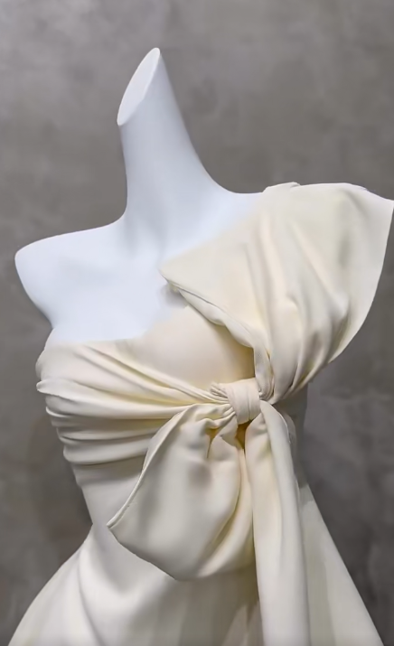 Sexy Asymmetrical Neck A-Line Short Homecoming Dress Chiffon Birthday Dress Formal Dress DP2914