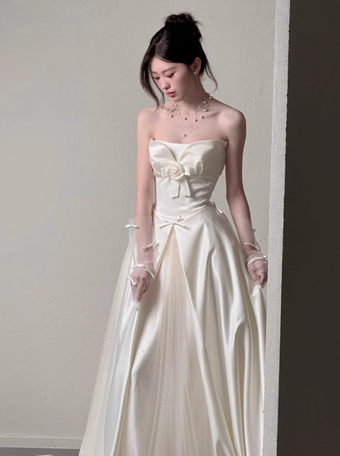 Robe de bal courte à bretelles spaghetti, gris argenté, robe de soirée courte, robe de bal Hoco DH2684