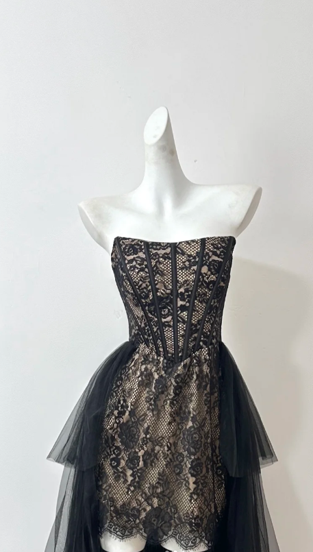 Robe de bal courte à bretelles spaghetti, gris argenté, robe de soirée courte, robe de bal Hoco DH2684