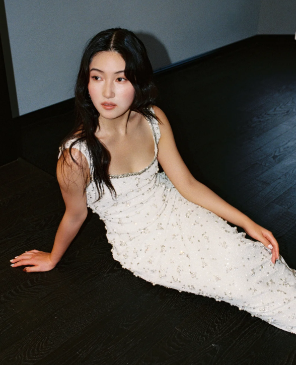 Elegant Straps Sheath Beaded Long Prom Dresses Sleeveless Evening Dress White Formal Dresses DP3252
