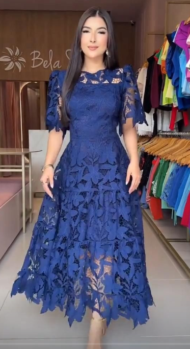 Glam Jewel Sheath Wedding Guest Dresses Lace Applique Navy Blue Mother of the Bride Dresses DP3716