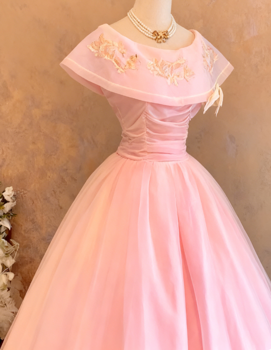Fairy Jewel A-Line Long Prom Dresses Tulle Pastel Yellow Quinceanera Dresses Sweet 16 Dress DP3748