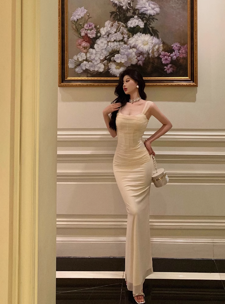 Classy Sheath Straps Ivory 18th Birthday Dress Party Gown 21st Birthday Outfits Birthday Dress Ideas For Women DP591