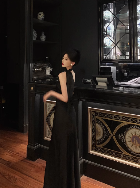 Elegant A Line One Shoulder Black 18th Birthday Dress Party Gown Birthday Outfits Birthday Dress Ideas For Women DP608