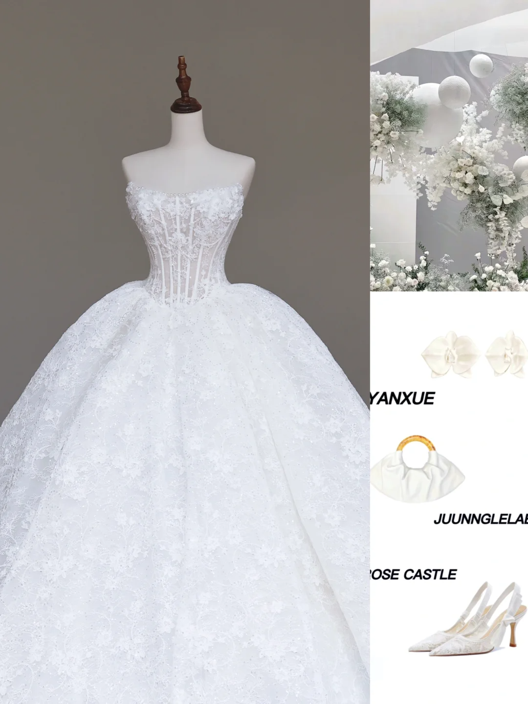 Unique Bridal Gown Ball Gown Sweetheart Lace White Satin Wedding Dresses Bridal Gowns DP684