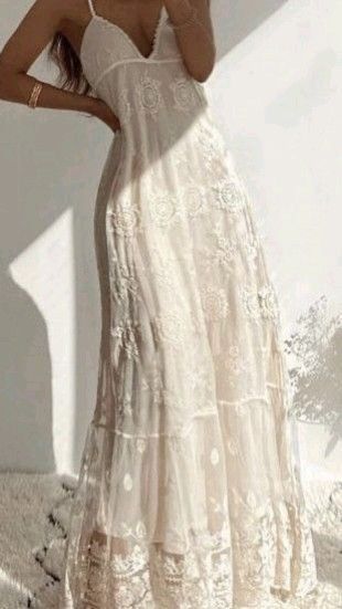 Gorgeous A Line Halter Long Lace Ivory Prom Dresses Wedding Guest Dresses Graduation Dresses DP725