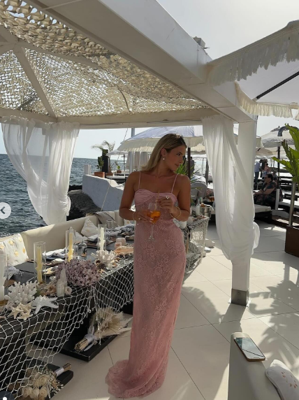 Elegant Wedding Guest Outfit Sheath Straps Pink Night Dresses Summer Wedding Guest Dresses Graduation Dresses DP750