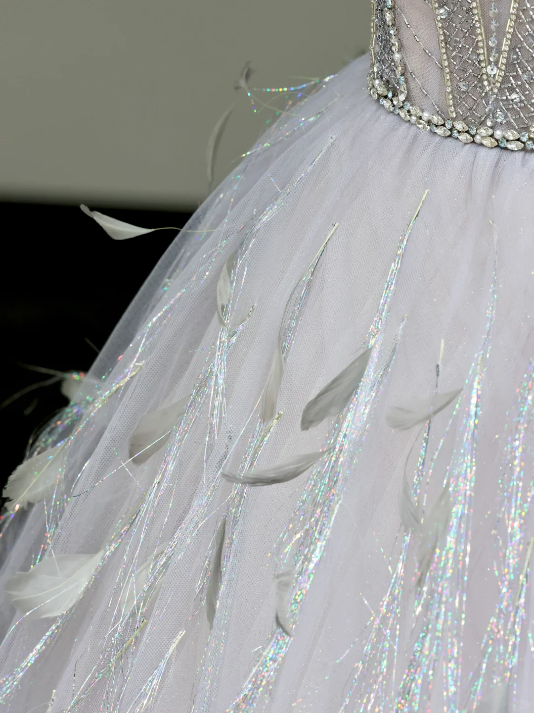 Gorgeous Ball Gown Sweetheart Tulle Long Prom Dress Party Dress Graduation Dresses DP826