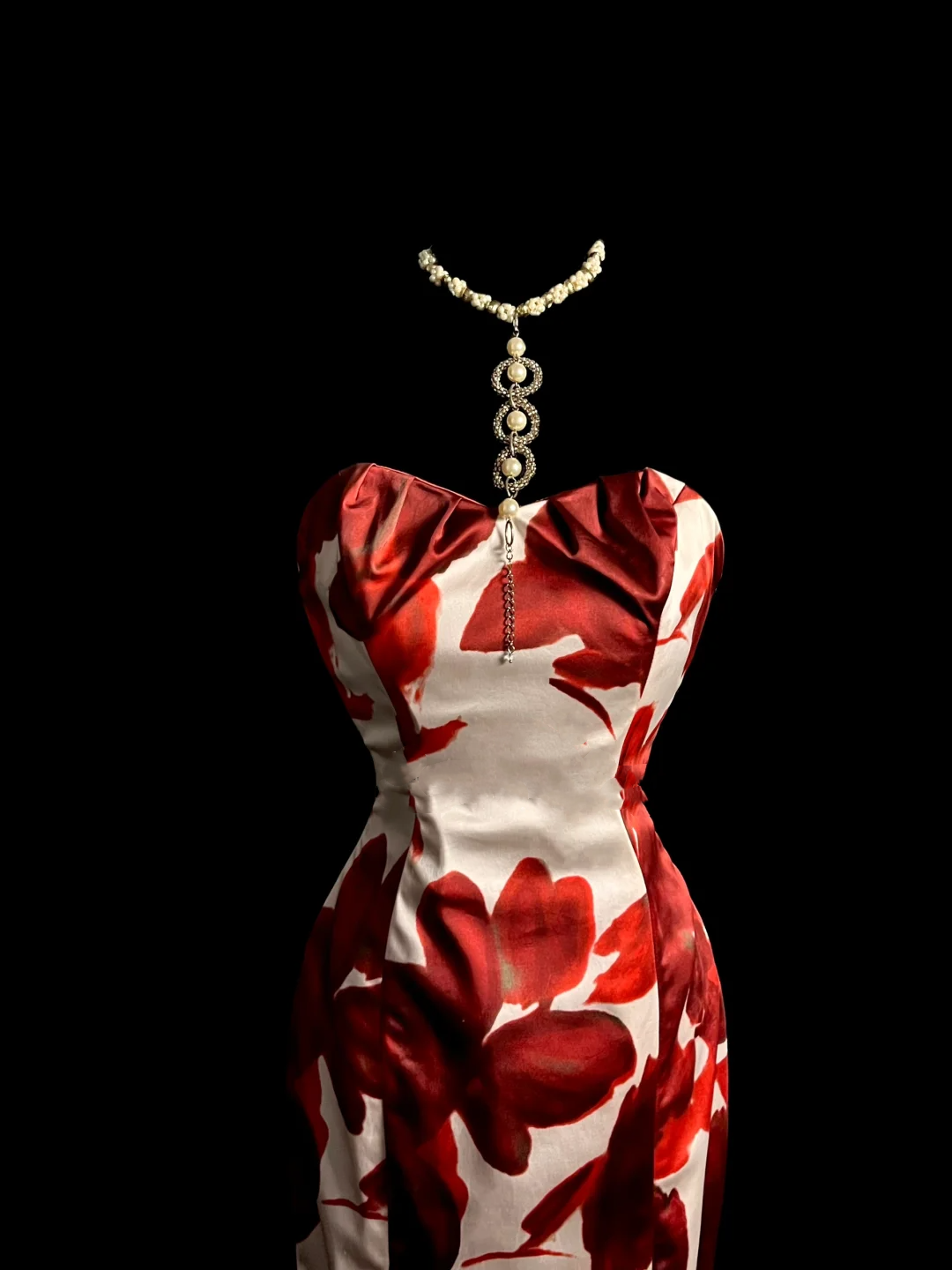 Classy Sheath Strapless Floral Short Homecoming Dress Summer Hoco Dresses Cocktail Dress DP909