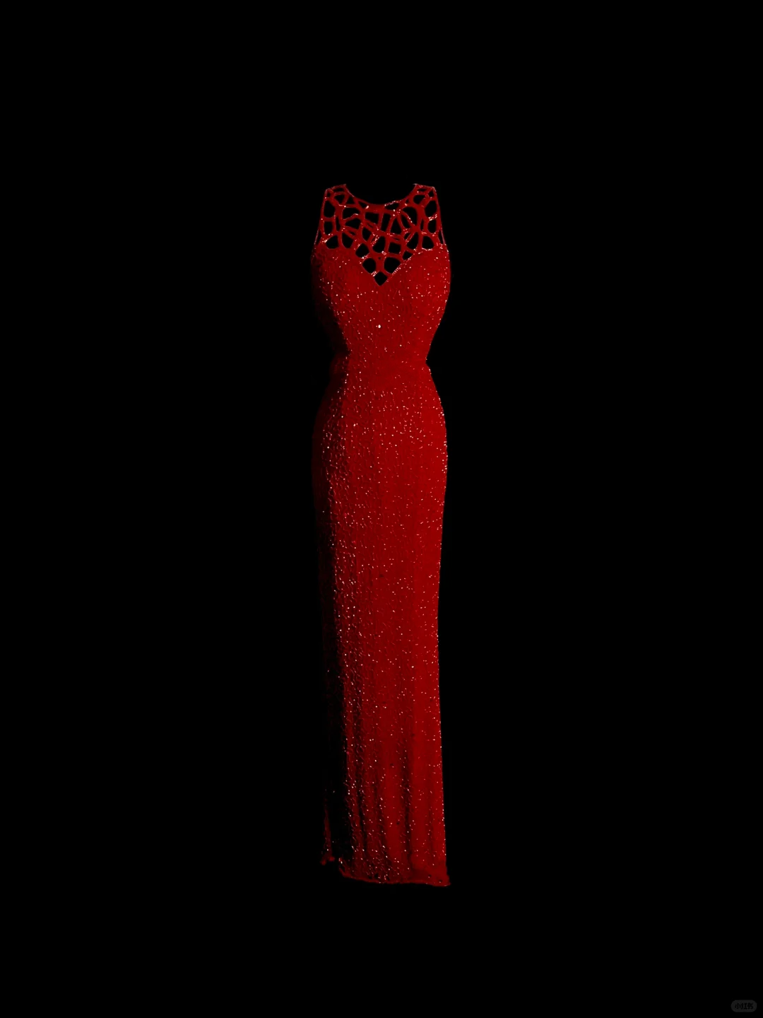 Vintage Mermaid Scoop Red Sequin Long Prom Dresses Evening Gowns Evening Dress DP935