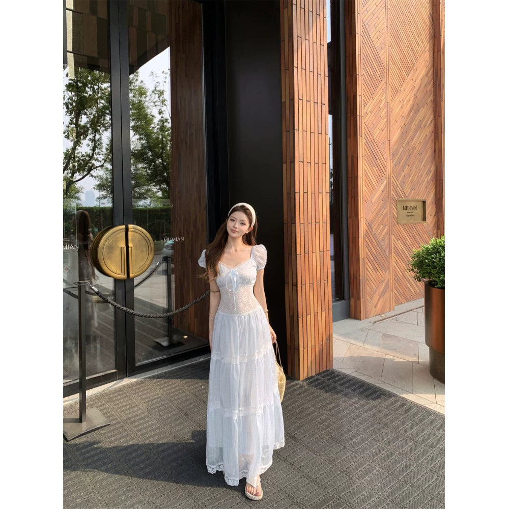 White Women's Dress S715