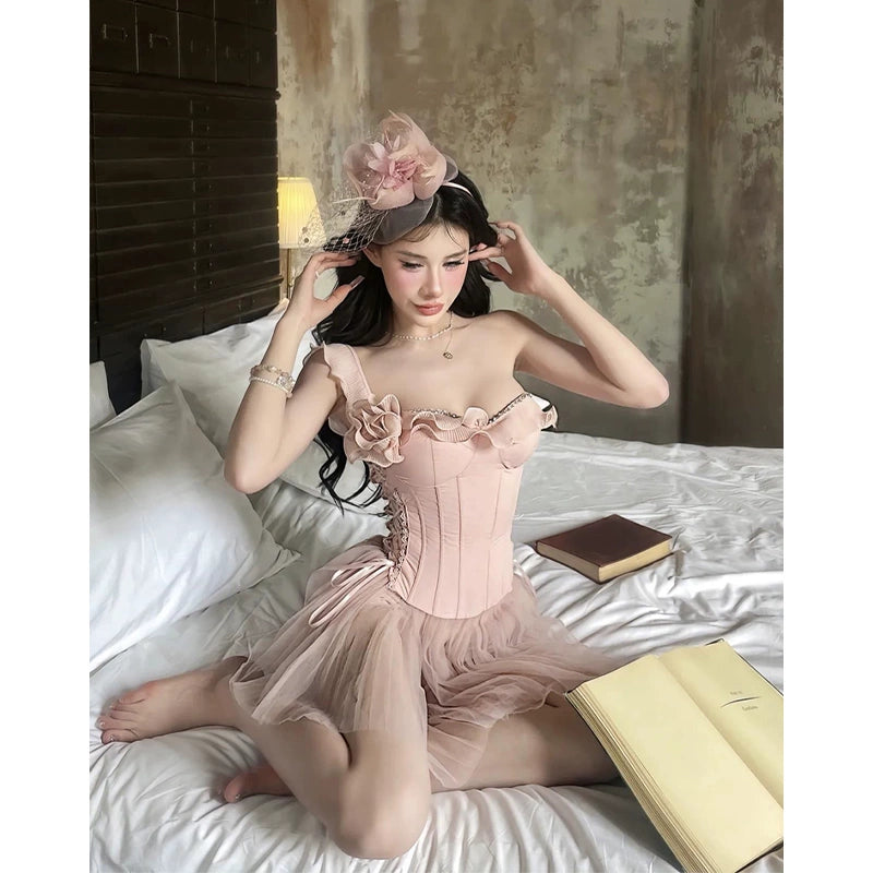Robe rose tendance S730