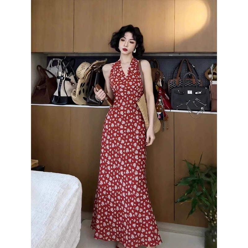 Fashion Red Dress S733