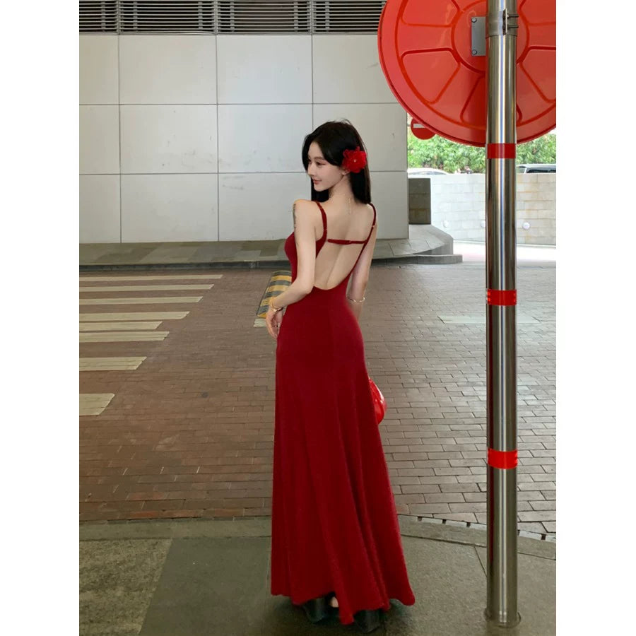 Blaues Damenkleid S101