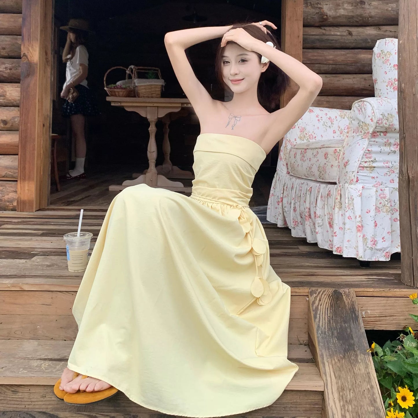 Robe bleue pour femme S101