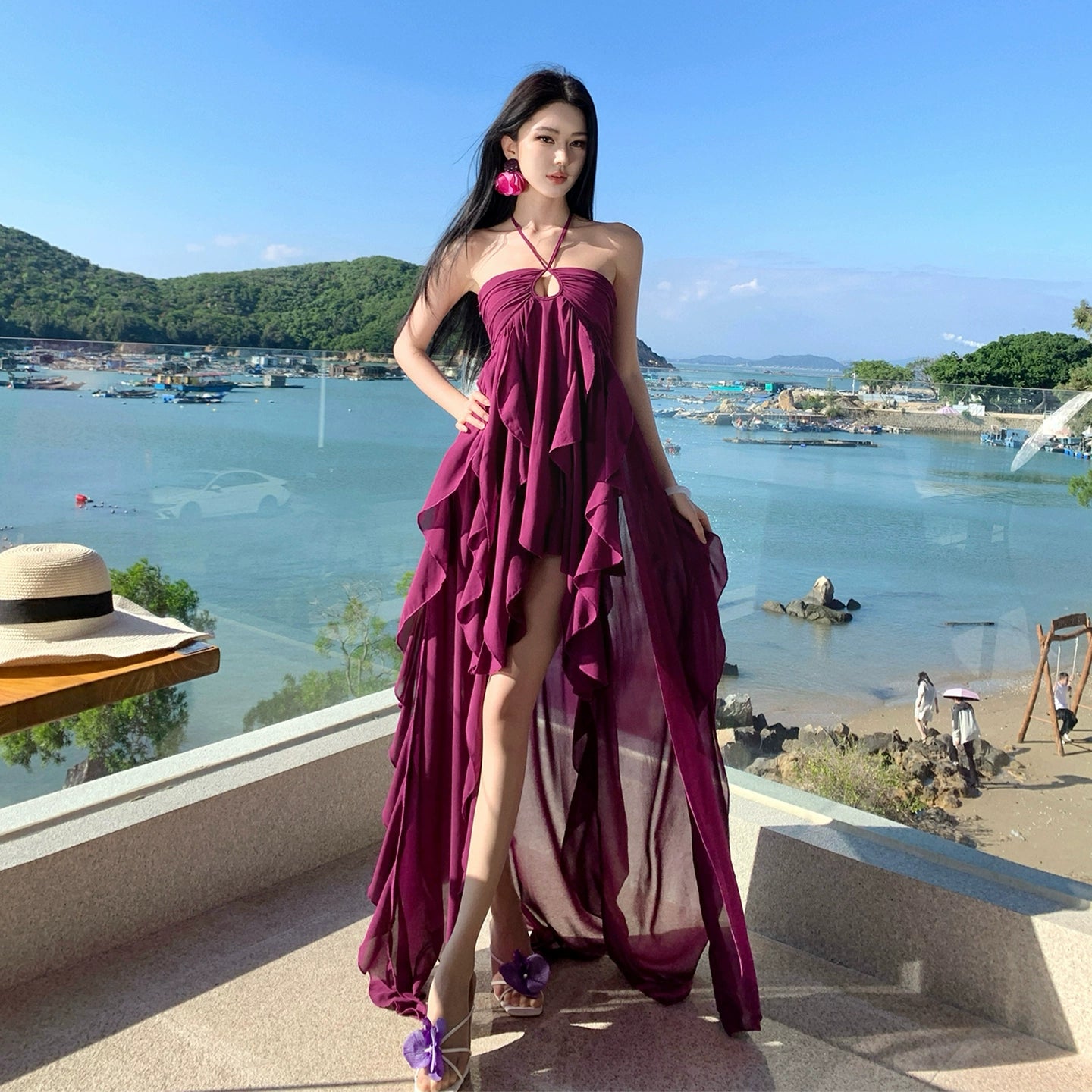 Robe femme raisin S922