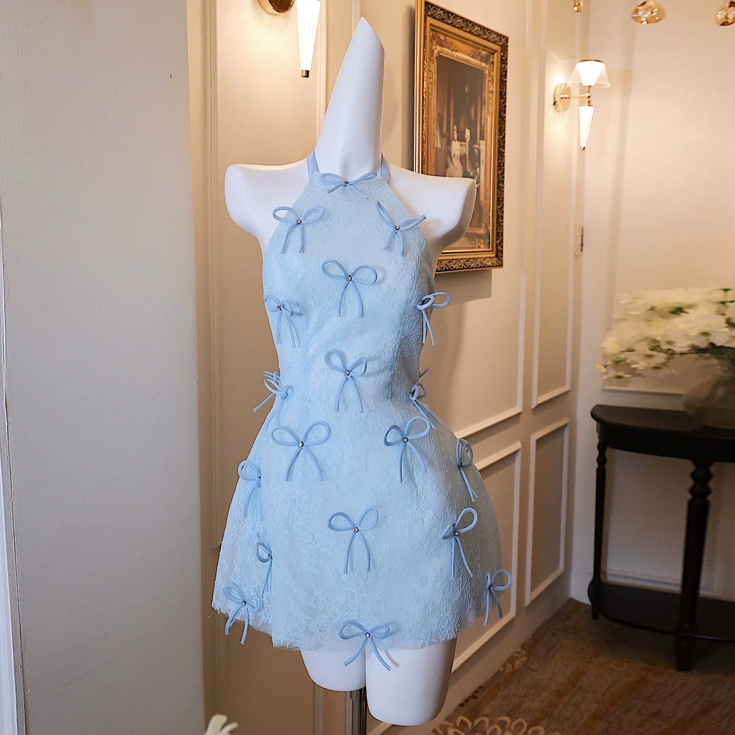 Fashion Blue Dress S1025