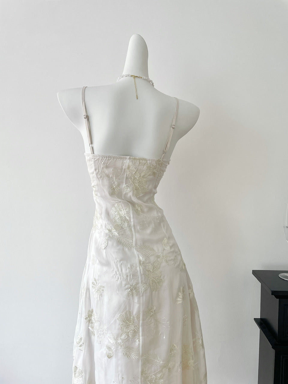 Cute Mermaid Spaghetti Straps Lace Long Summer Dress For Women DP0017
