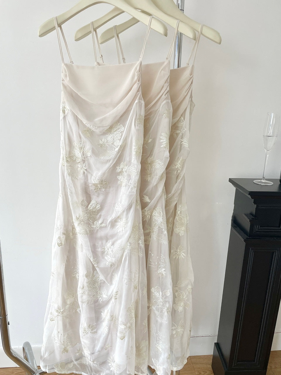 Cute Mermaid Spaghetti Straps Lace Long Summer Dress For Women DP0017