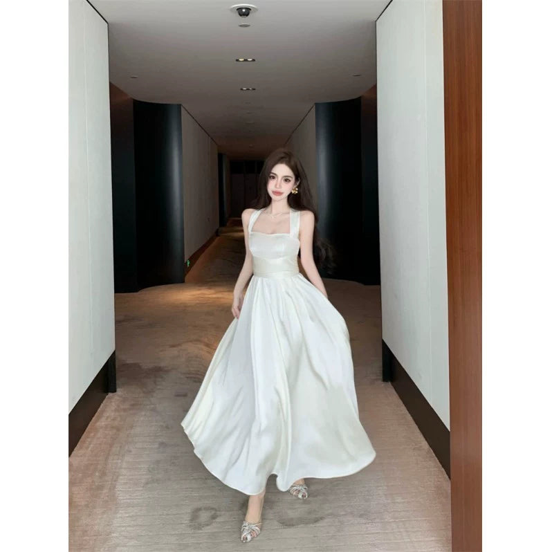 Blaues Damenkleid S101