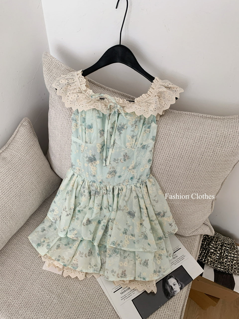 Robe de bal courte en satin rose à fleurs, tenue de soirée et de vacances pour femme, DP1406