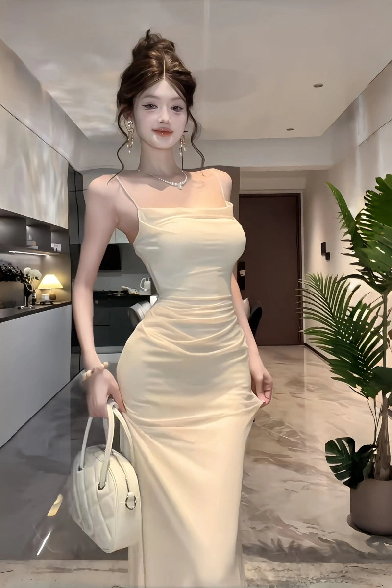 White Women's Dress S706