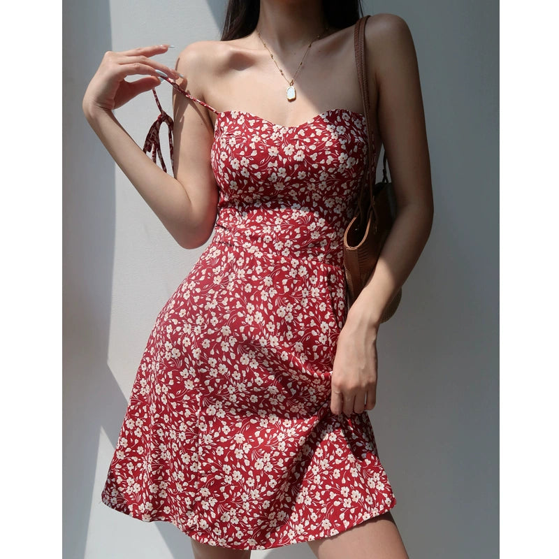 Robe rouge tendance pour femme S605