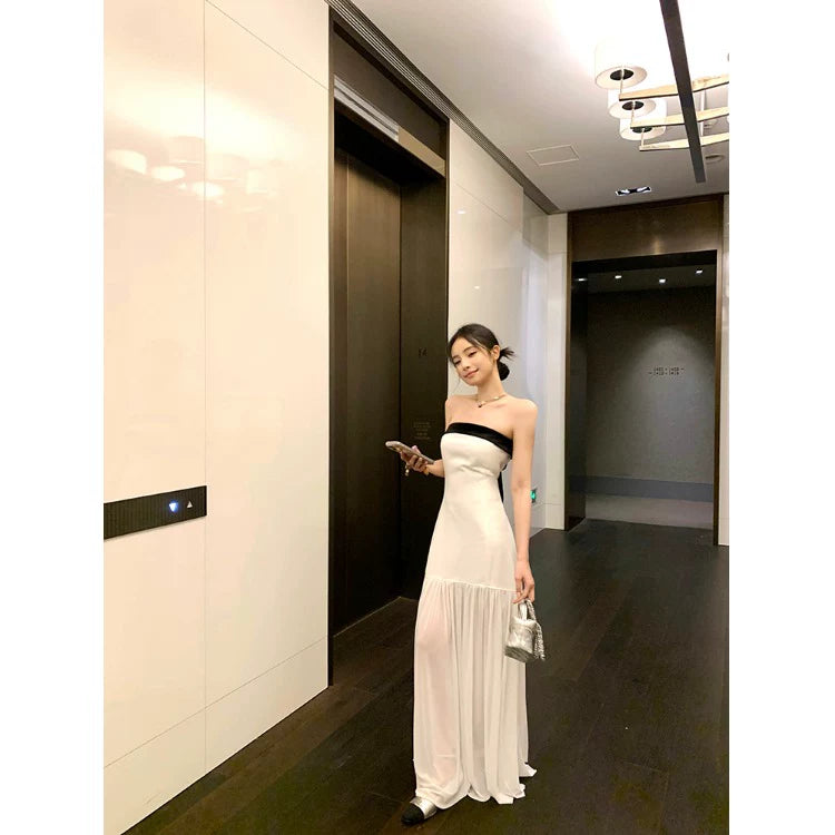 Blaues Damenkleid S101