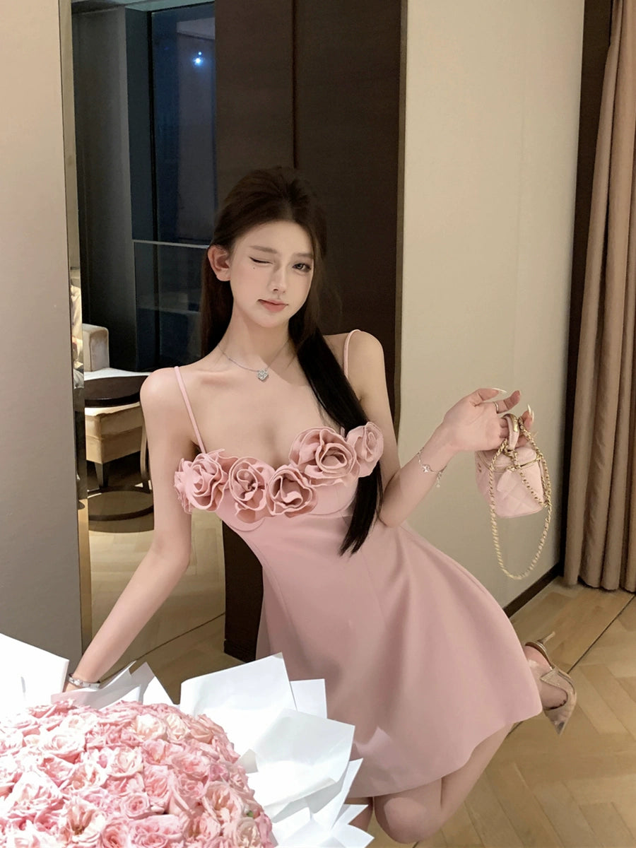 Blaues Damenkleid S101