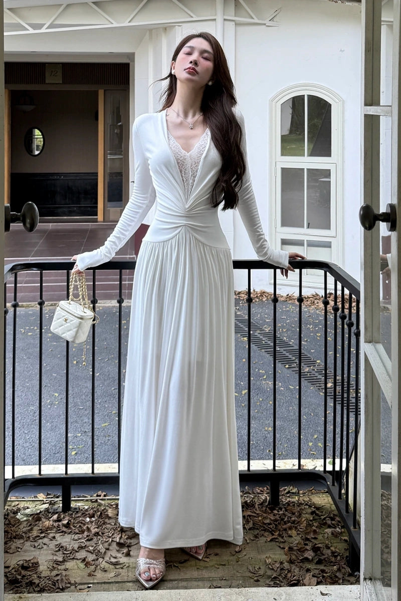 White Women's Dress S710