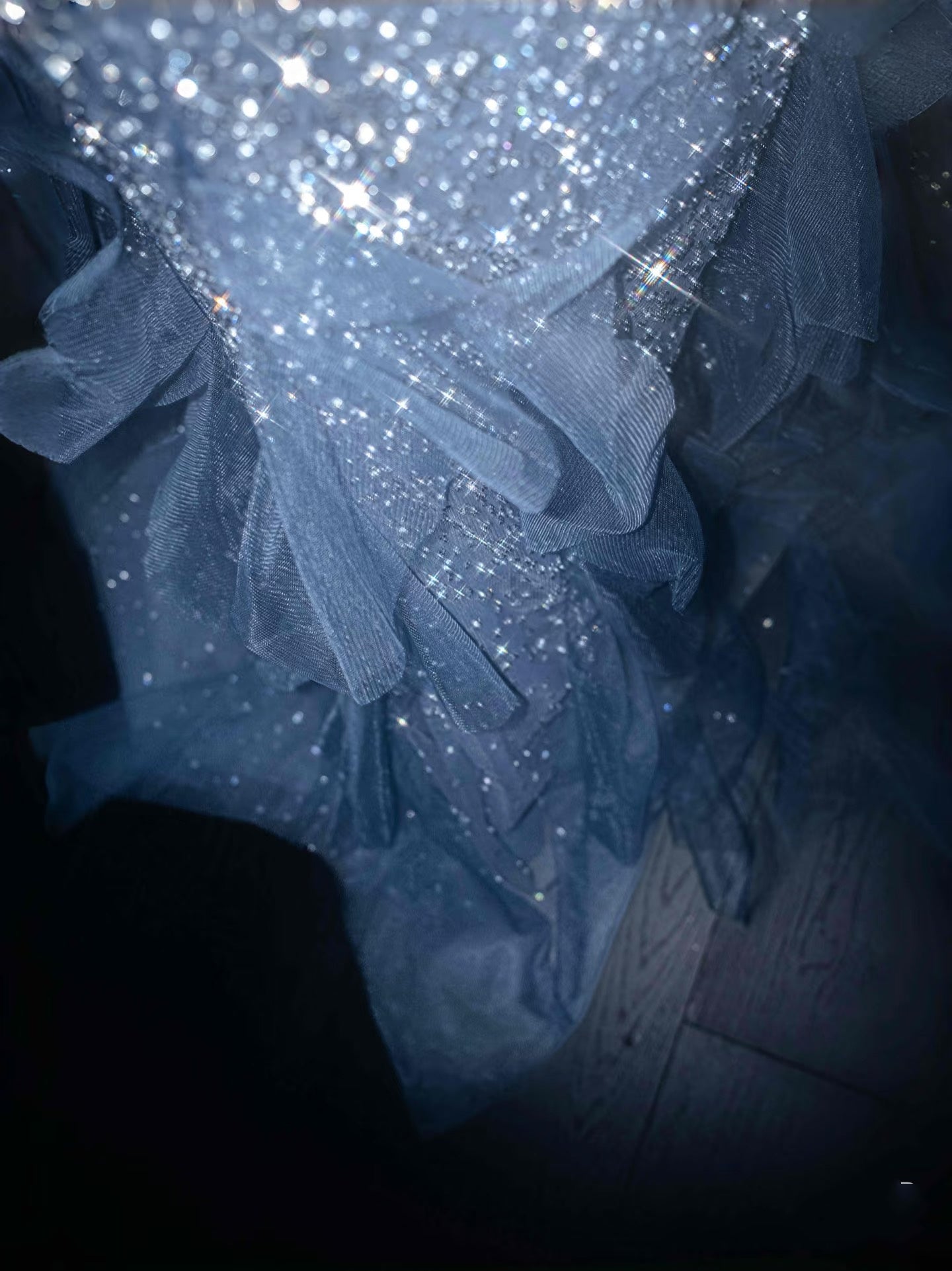 Gorgeous Mermaid Halter Blue Sequin Long Prom Dress Party Dress Graduation Dresses DP2721